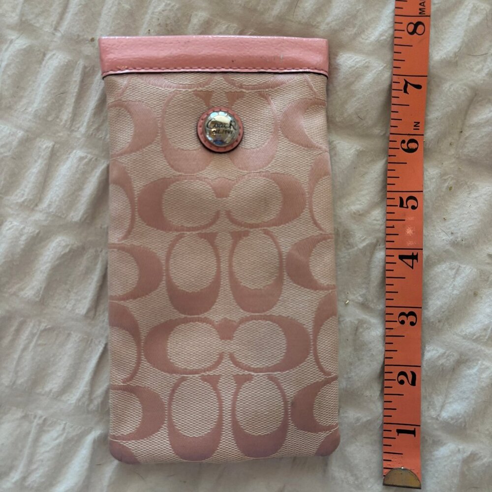 Authentic Signature "C" soft eyeglass case